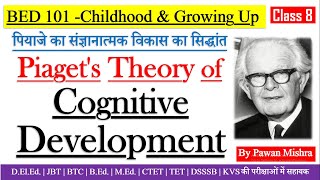 Piagets Theory of Cognitive Development  Childhood amp Growing Up  CTET  Pawan Mishra [upl. by Stubstad]