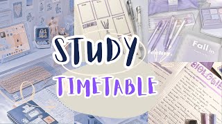 How to Make a Study Timetable That Actually Works It got me 4 As [upl. by Nolte349]