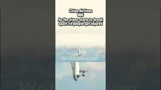 China Airlines Flight 006 incident aviation crash shorts [upl. by Idnahs]