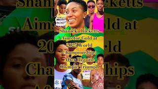 Shanieka Ricketts Aims for Gold at 2025 World Championships After Historic Olympic Triumph olympian [upl. by Little1]