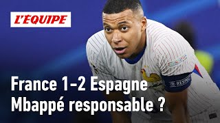 France 12 Espagne  Kylian Mbappé atil raté son Euro [upl. by Kletter]