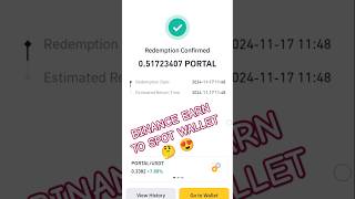 How from Redeem Earn to Spot wallet Binance  Binance Coin Transfer Earn to Spot wallet crypto [upl. by Showker]