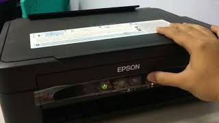 PRINTER EPSON L210 CARA RESET THE INK LEVELS [upl. by Clower]