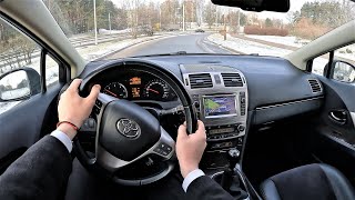 2012 Toyota Avensis 20l 124HP  POV Test Drive  There is something special about old cars [upl. by Faustine]