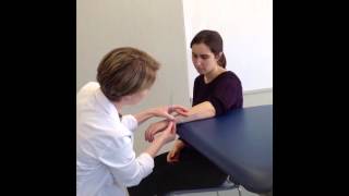 Goniometric Measurement Wrist Flexion Range Of Motion Measurement [upl. by Laeria502]