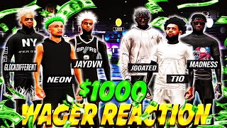 Neon Wagered Tio2K amp JGoated For 1000 On NBA2K22 And You WONT BELIEVE WHAT HAPPENED😱 MUST SEE [upl. by Martainn]