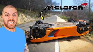 REBUILDING MY WRECKED MCLAREN THAT WAS UPSIDE DOWN [upl. by Pinkham131]