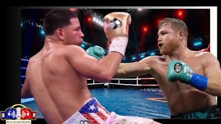 😳 WHOA CANELO ALVAREZ KNOCKS OUT EDGAR BERLANGA IN ROUND 6 WITH LEFT HOOK FINAL FIGHT PREDICTION [upl. by Zeph54]