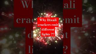 Why do firecrackers emit different lights  Know the science behind it  diwali diwalispecial [upl. by Asreht]