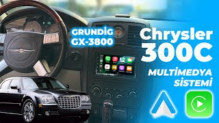 Chrysler 300C ➡ GRUNDİG GX3800 MULTİMEDYA SİSTEMİ ➡ CARPLAY amp ANDROİDAUTO DESTEKLİ [upl. by Cirdes446]