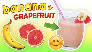 Banana Grapefruit Smoothie Weight Loss Smoothie Recipe [upl. by Airamana744]