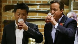 Xi Jinping and David Camerons Pub Stop [upl. by Farrah]