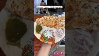 Lucknow Special Kebab Paratha Indian Street Food shortsfeed shorts streetfood trending paratha [upl. by Namaj]