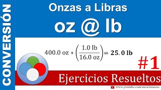 Onzas a Libras oz a lb [upl. by Mandel]