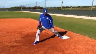 First Base Footwork Drills  Fundamentals of First Base Series by IMG Academy Baseball 2 of 4 [upl. by Eiraminot]