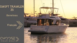 SWIFT TRAWLER 35 Video de Visite Guidée en français [upl. by Nnhoj993]