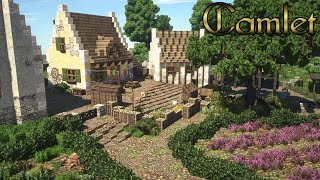 Small Minecraft Farm  Lets Build Camlet  Episode 5  Medieval Minecraft Town [upl. by Michaelina]