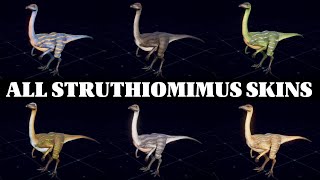 ALL STRUTHIOMIMUS SKINS  JURASSIC WORLD EVOLUTION 2 [upl. by Loredana976]