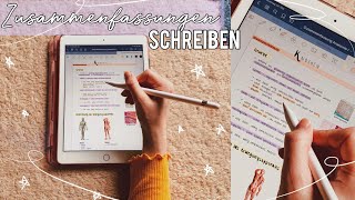 Meine Zusammenfassungen im Medizinstudium  Papierloses Lernen mit iPad [upl. by Aerdua148]