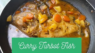 How To Cook Jamaican Curried Turbot Fish Must try [upl. by Deering]