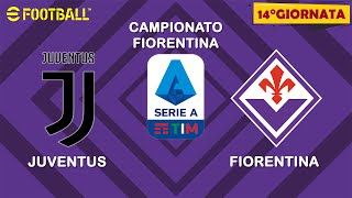 EFOOTBALL  Campionato Serie A 14°Giornata  JUVENTUS vs FIORENTINA [upl. by Esiahc]