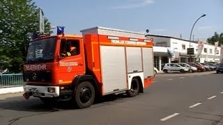 Verkehrsunfall mit eingeklemmter Person Schauübung  RTW DRK RW Heppenheim Realeinsatz [upl. by Faydra]