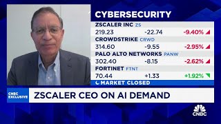 Zscaler CEO Jay Chaudhry Were making good cybersecurity progress with the US government [upl. by Arathorn565]