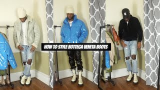 HOW TO STYLE BOTTEGA VENETA BOOTS  THEEBROZAY [upl. by Ttenaj]