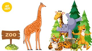 Giraffe Song for Kids  Kids learning and Fun video  Kids Nursery Rhymes [upl. by Knah756]