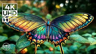 Butterfly 4K Films Gentle Piano Music Helps You Achieve Deep Sleep and Relax [upl. by Silvanus]