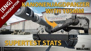 ENG World of Tanks KANONENJAGDPANZER WITH 105 MM GUN PREVIEW [upl. by Eph]