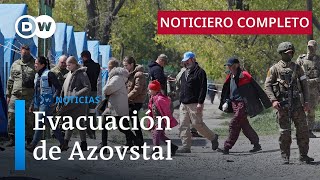 DW Noticias del 01 de mayo Decenas de civiles abandonan la devastada Mariúpol Noticiero completo [upl. by Georgine976]