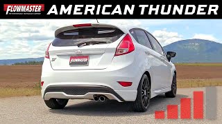 201417 Ford Fiesta ST 16L Turbo  American Thunder Catback Exhaust System [upl. by Cornelle65]