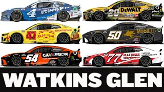 NASCAR Cup Series Watkins Glen 2024 Paint Scheme Preview [upl. by Hareemas]