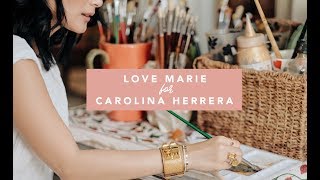 HOW I PAINT MY BAGS LOVE MARIE FOR CAROLINA HERRERA  Heart Evangelista [upl. by Toth]