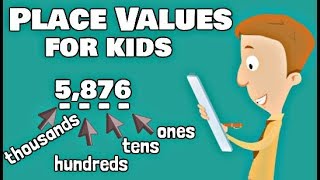 Place Values For Kids  Ones Tens Hundreds Thousands [upl. by Ogu]