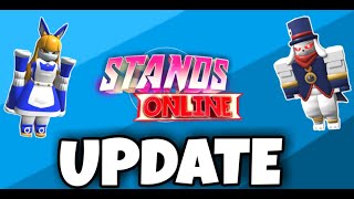 ROBLOX HUGE UPDATE Stands Online V23 [upl. by Mourant132]