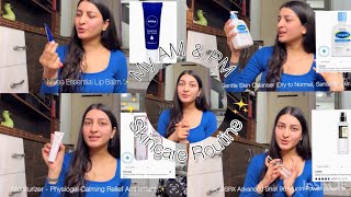 Skincare Routine for Dry Skin  My Am amp Pm Routine  Best for beginners  Simple routine ✨🤌🏻 [upl. by Ahsan]