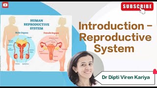 Introduction  Reproductive system  Reproductive System  Dr Dipti Viren Kariya [upl. by Gardiner]