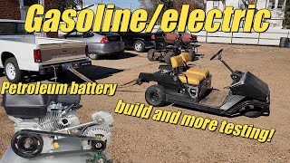 S4 E38 We build a custom throttle and road test the gasoline  electric hybrid petroleum battery [upl. by Otrebireh]