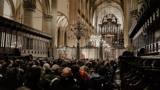 Grote Kerk Dordrecht Samenzang Psalm 84 vers 1  2 vers 2 bovenstem [upl. by Anitsirc]