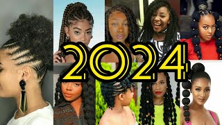 🔥💯💯 Unique braids hairstyles you will love to try  puff twist hairstyles  updo braids [upl. by Moffit8]