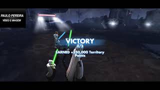 SWGOH Rise of the Empire Territory Battles Bracca  Jedi Knight Luke Skywalker Team [upl. by Liba]