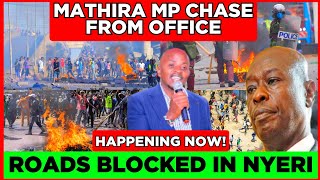 DRAMA in Gachaguas home town as Angry Kikuyus Collect Signs to Impeach Mathira MP Eric Wamumbi [upl. by Fasa]