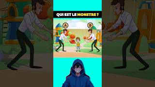 Qui est le monstre  quiz heroquiz animation enigmes shorts tiktok humour devinette [upl. by Eelyab]