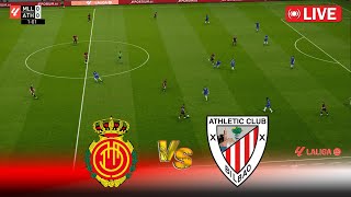 🔴MALLORCA vs ATHLETIC BILBAO  Spain La Liga 2425  Full Match  PES Game Simulation [upl. by Aibun]