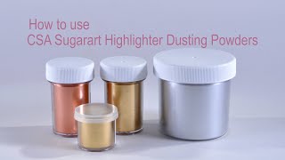 CSA Highlighter Dusting Powders amp How to Use Them with Nicholas Lodge [upl. by Eirak]