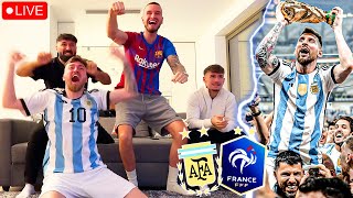 MESSI IST WELTMEISTER  LIVE REAKTION  Argentinien vs Frankreich WM FINALE 🇦🇷🇫🇷🏆  ViscaBarca [upl. by Eiramyma]