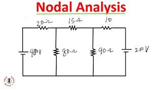 Nodal Analysis with Independent Sources Explained [upl. by Einaoj]