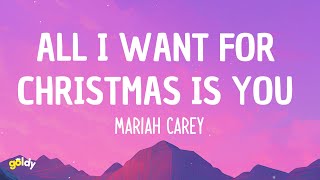 Mariah Carey  All I Want For Christmas Is You Lyrics [upl. by Sirraf]